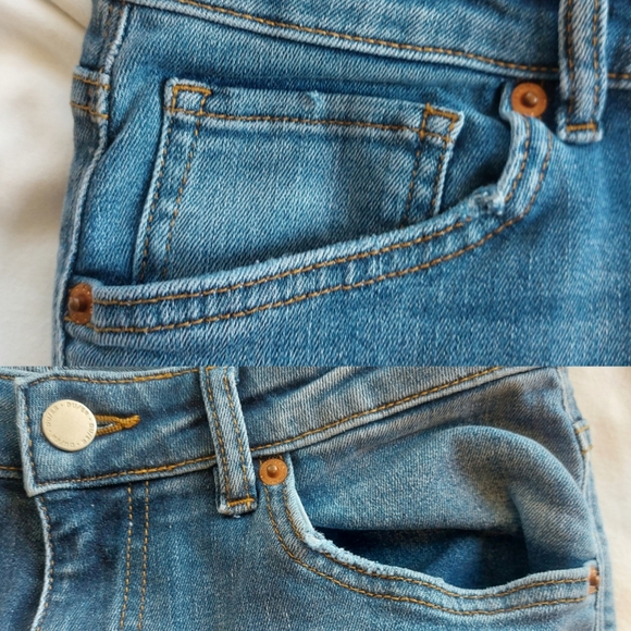 DU/ER Duer Performance Denim Girlfriend Jean Indigo Medium Wash Size 25 - Picture 4 of 16
